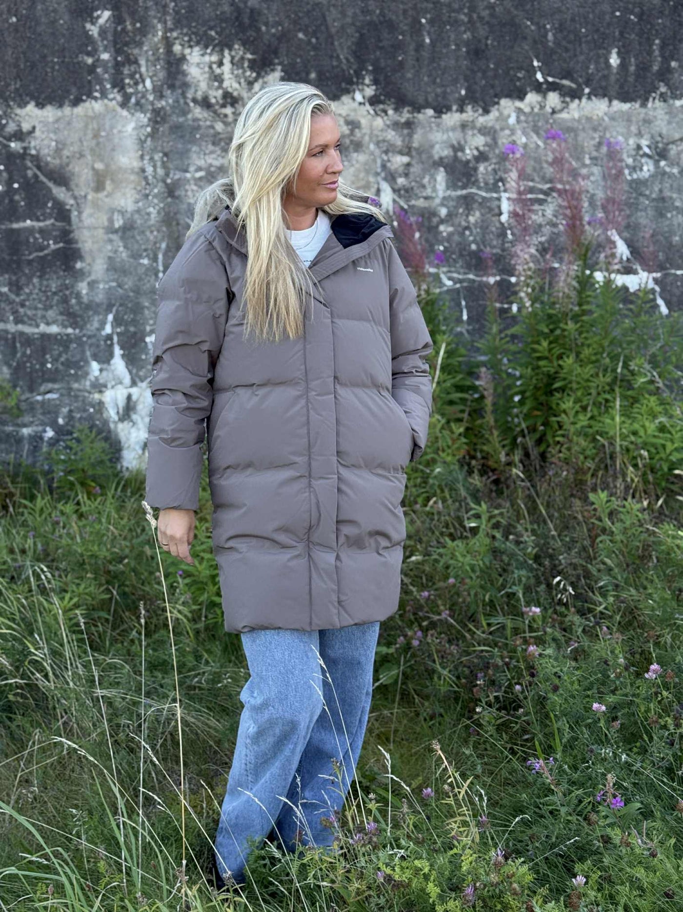 Loen Down Jacket , Taupe