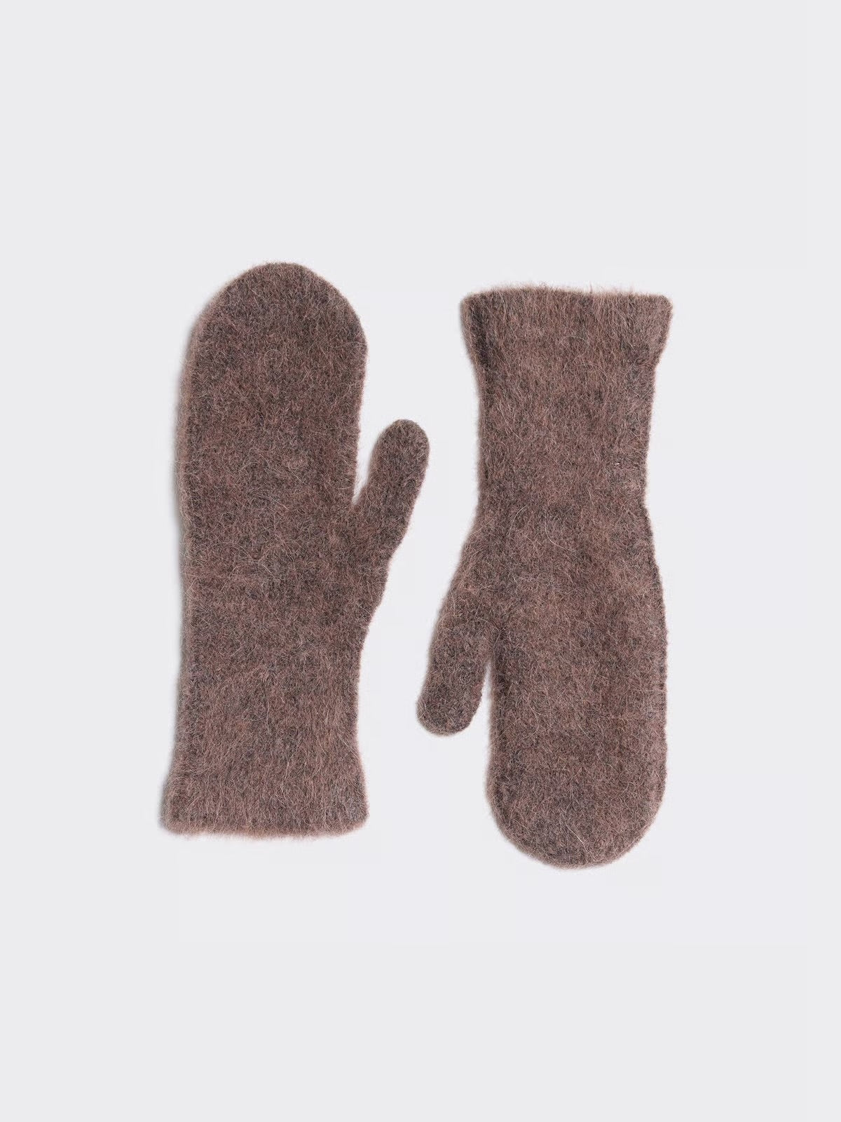 Tine Fluffy Mitteers, Dk Brown