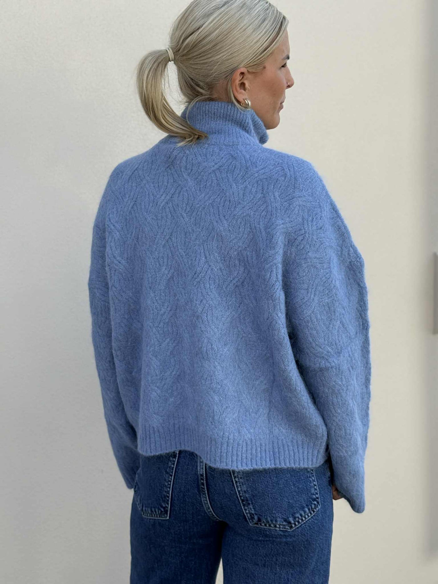 Tine Powder Cardigan, Blue