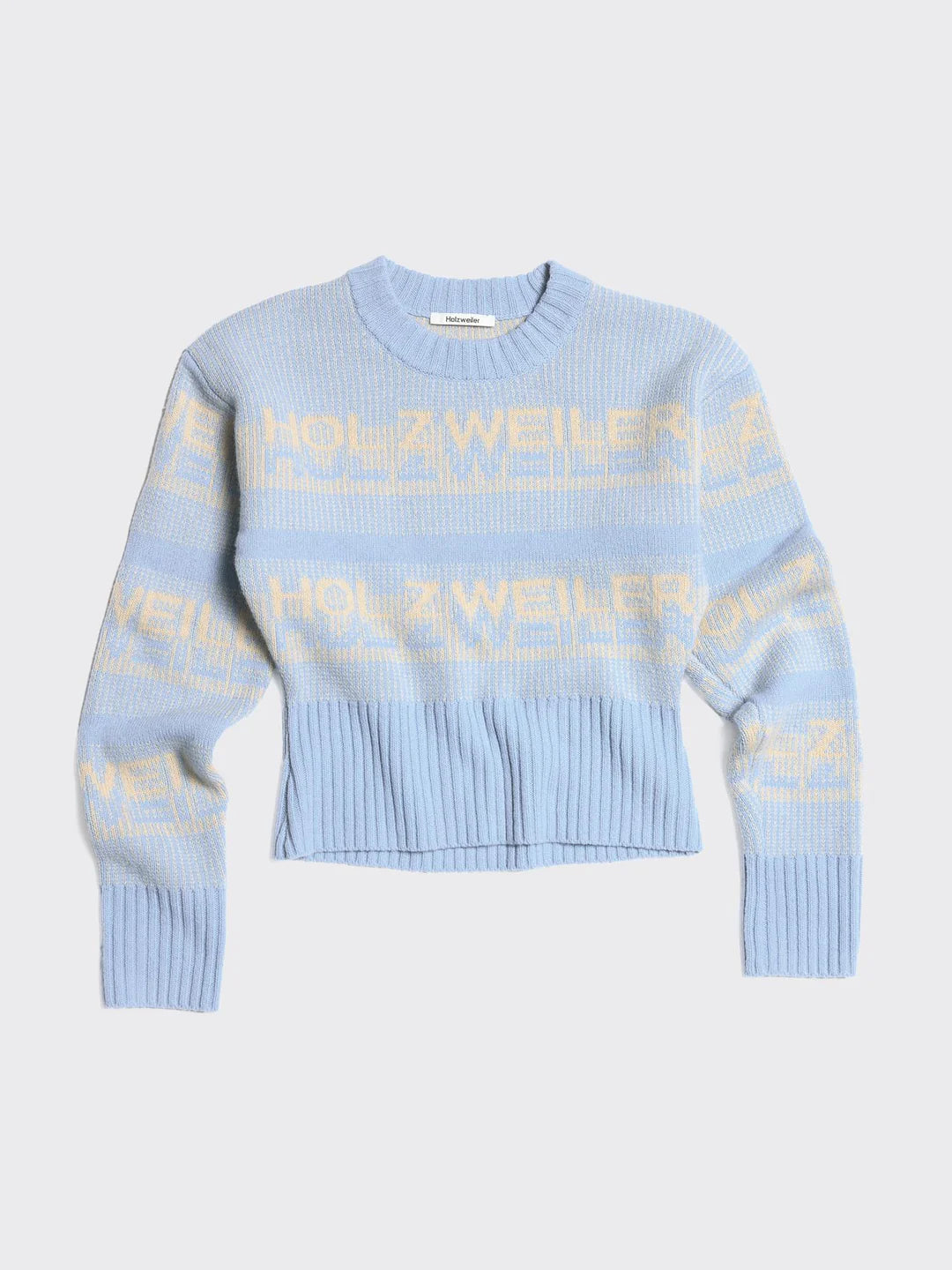 Ski Cropped Crew Lt. Blue
