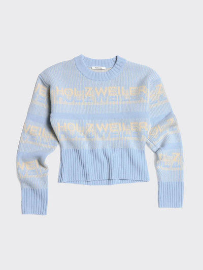 Ski Cropped Crew Lt. Blue