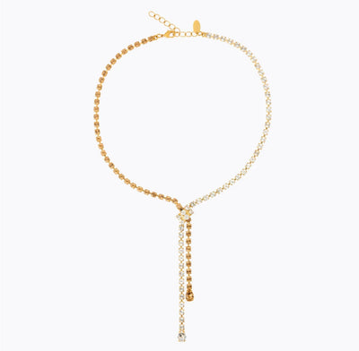Yvette Necklace Gold Topaz Combo