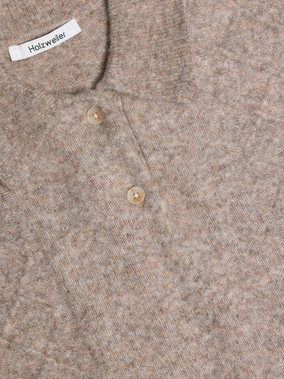 Argyle Polo, Taupe