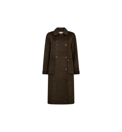 Lucca Barkley Wool Coat , Slate Black