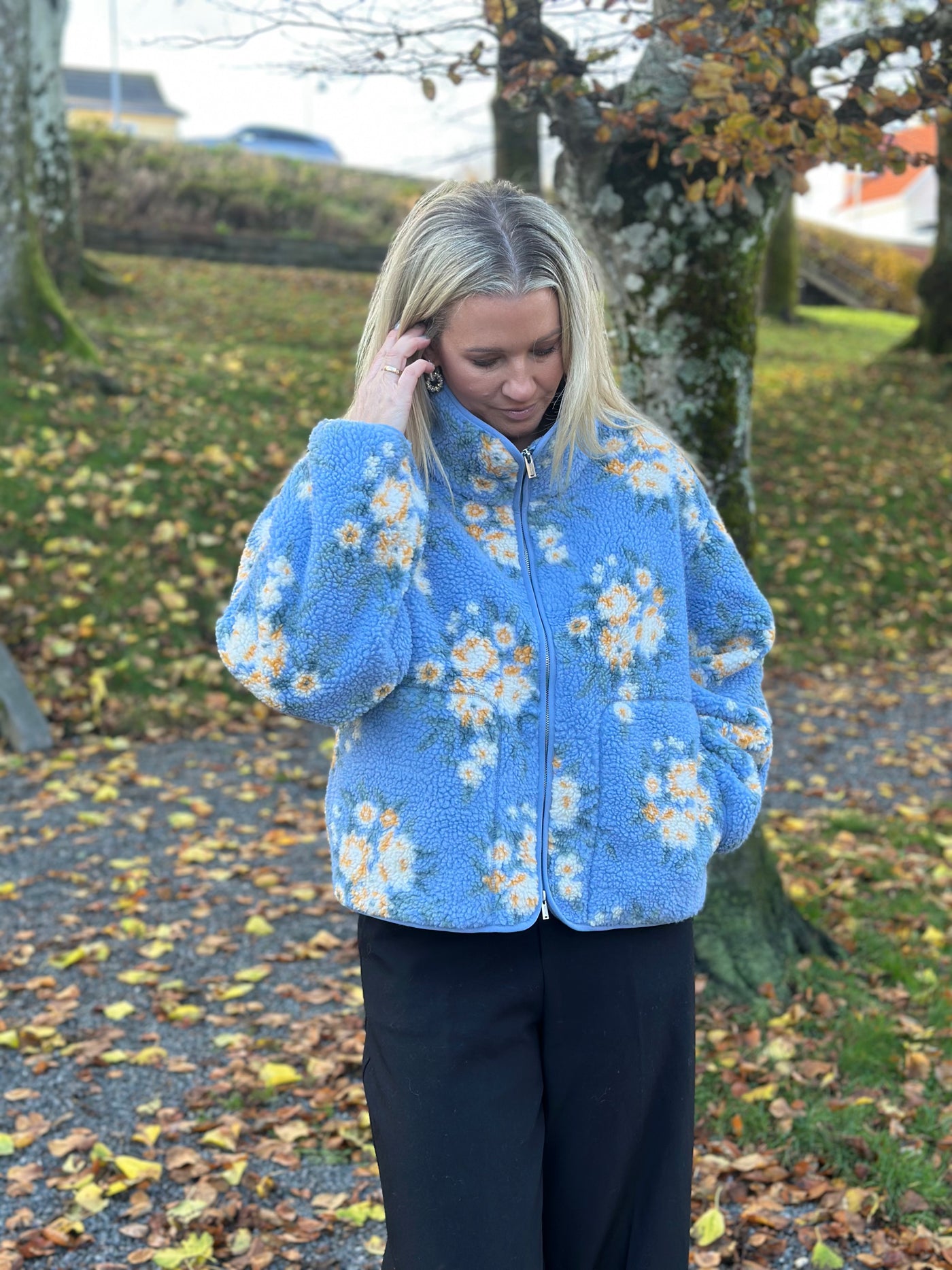 Rype Fleece Jacket, Light Blue Mix