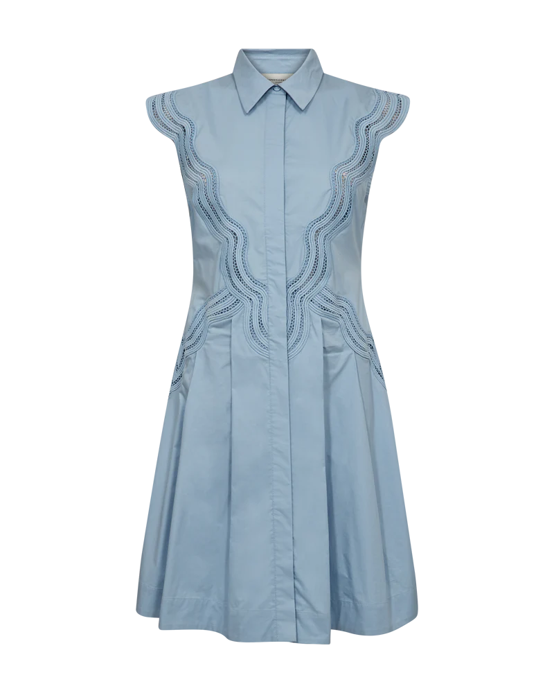 Shirley Dress, Cashmere Blue