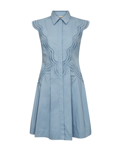 Shirley Dress, Cashmere Blue