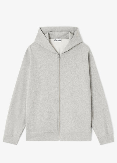 Isoli Teddy Oversized Zip Hoodie, Paloma Melange