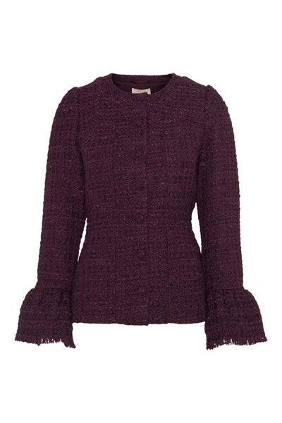 Stasya Jacket , Burgundy