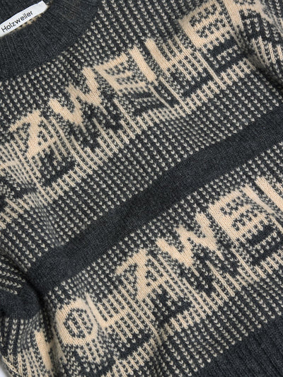 Ski Cropped Crew Dk. Grey