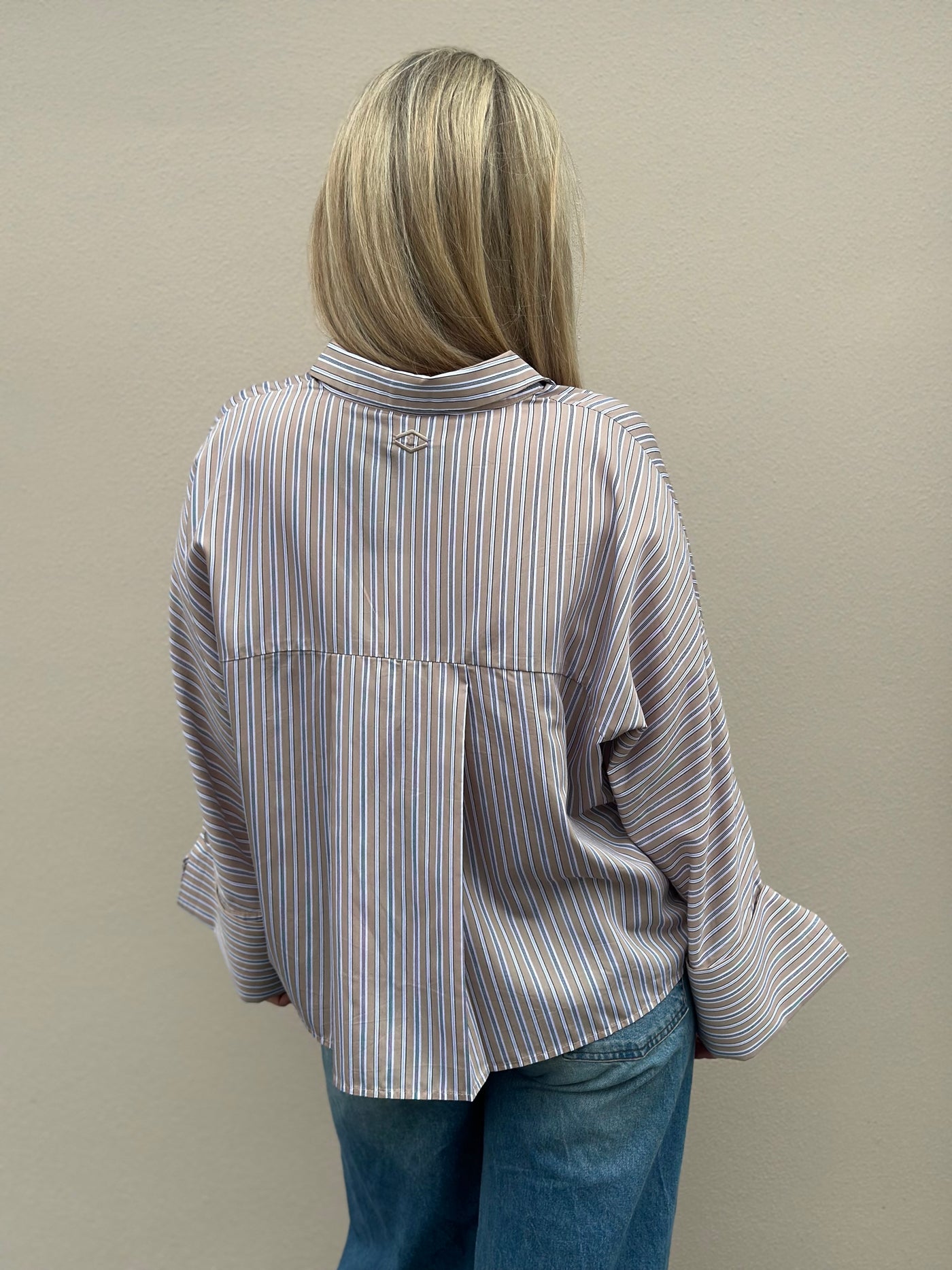 Atari Shirt, Beige Stripe