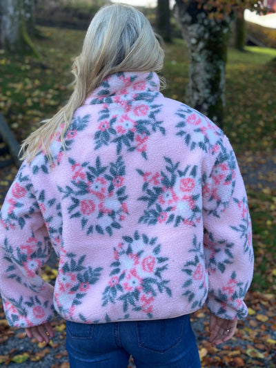 Rype Fleece Jacket, Light Pink Mix