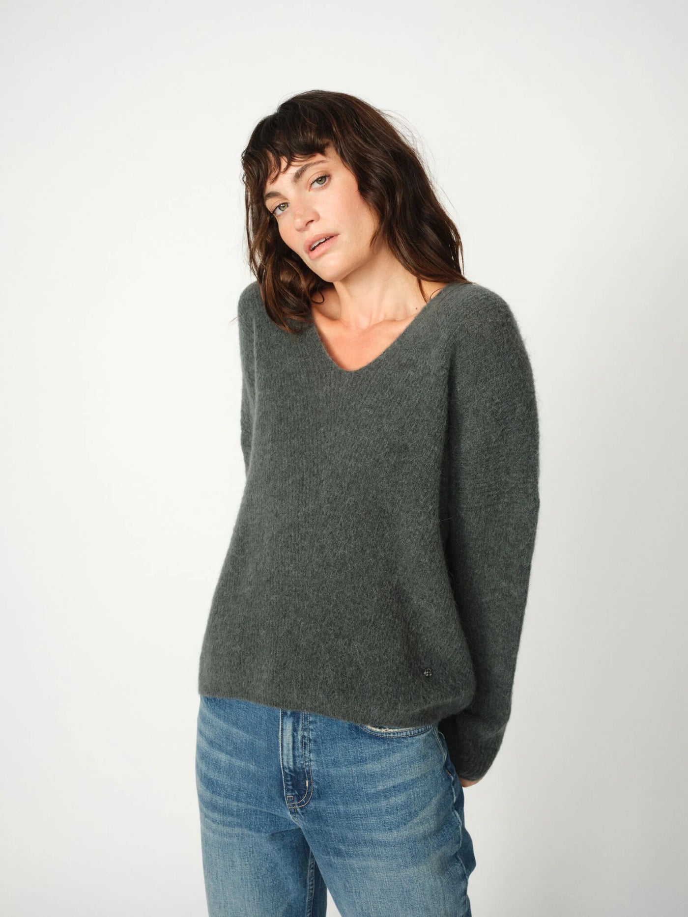Thora V-Neck Knit , Urban Chic