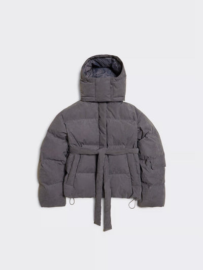 Steila Brushed Down Jacket, Grey