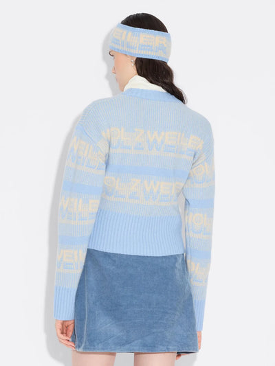 Ski Cropped Crew Lt. Blue