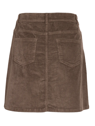Ronnie A Shape Skirt Corduroy, Morel