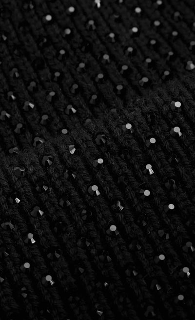 Embellish Beanie , Black