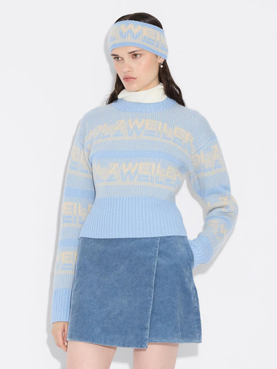 Ski Cropped Crew Lt. Blue