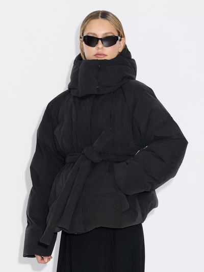 Steilia Brushed Down Jkt, Black