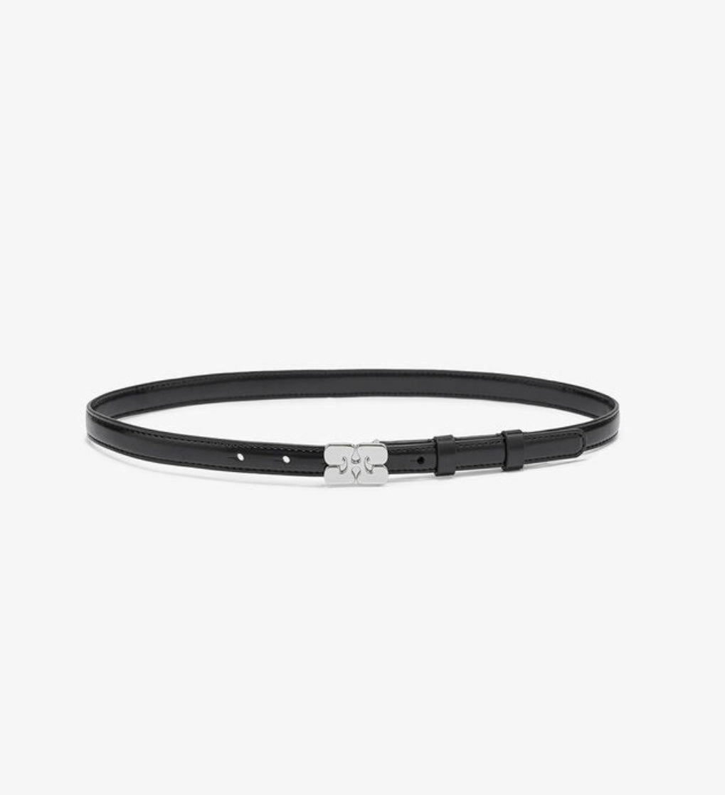 Kat Belt Small Patent, Black