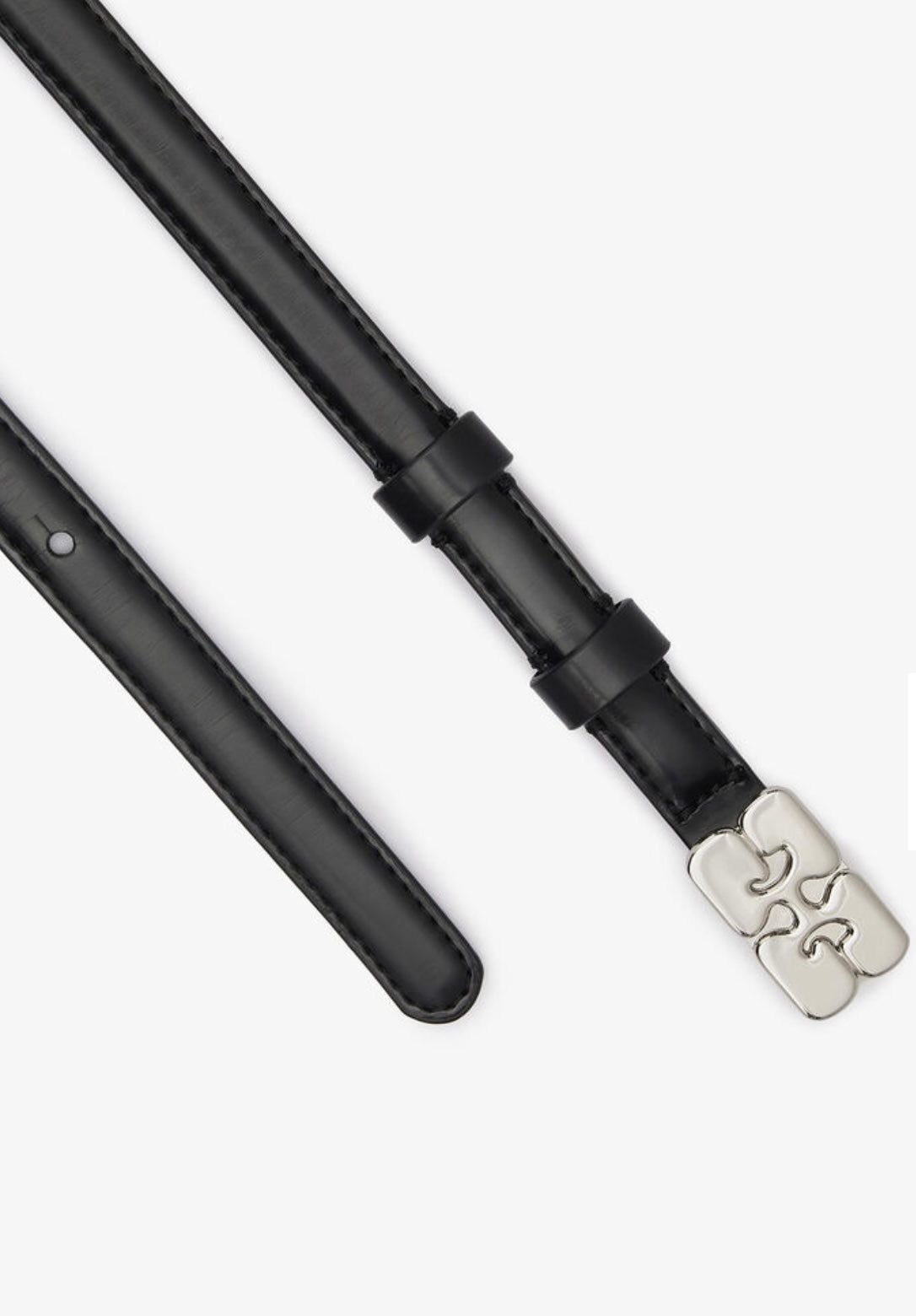Kat Belt Small Patent, Black