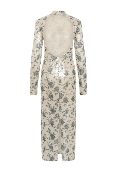 Sveda Dress, Champagne/Black