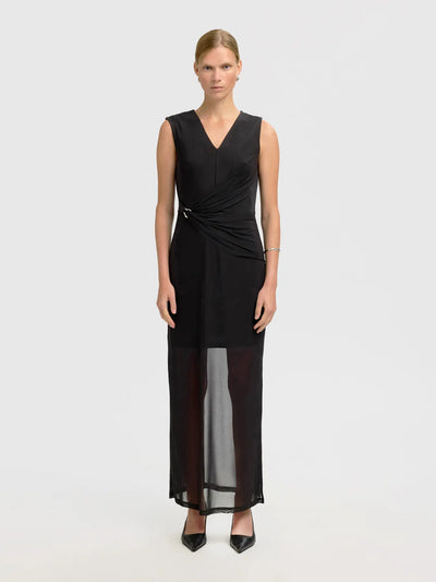 Olga SL Slim Ankle Dress, Black