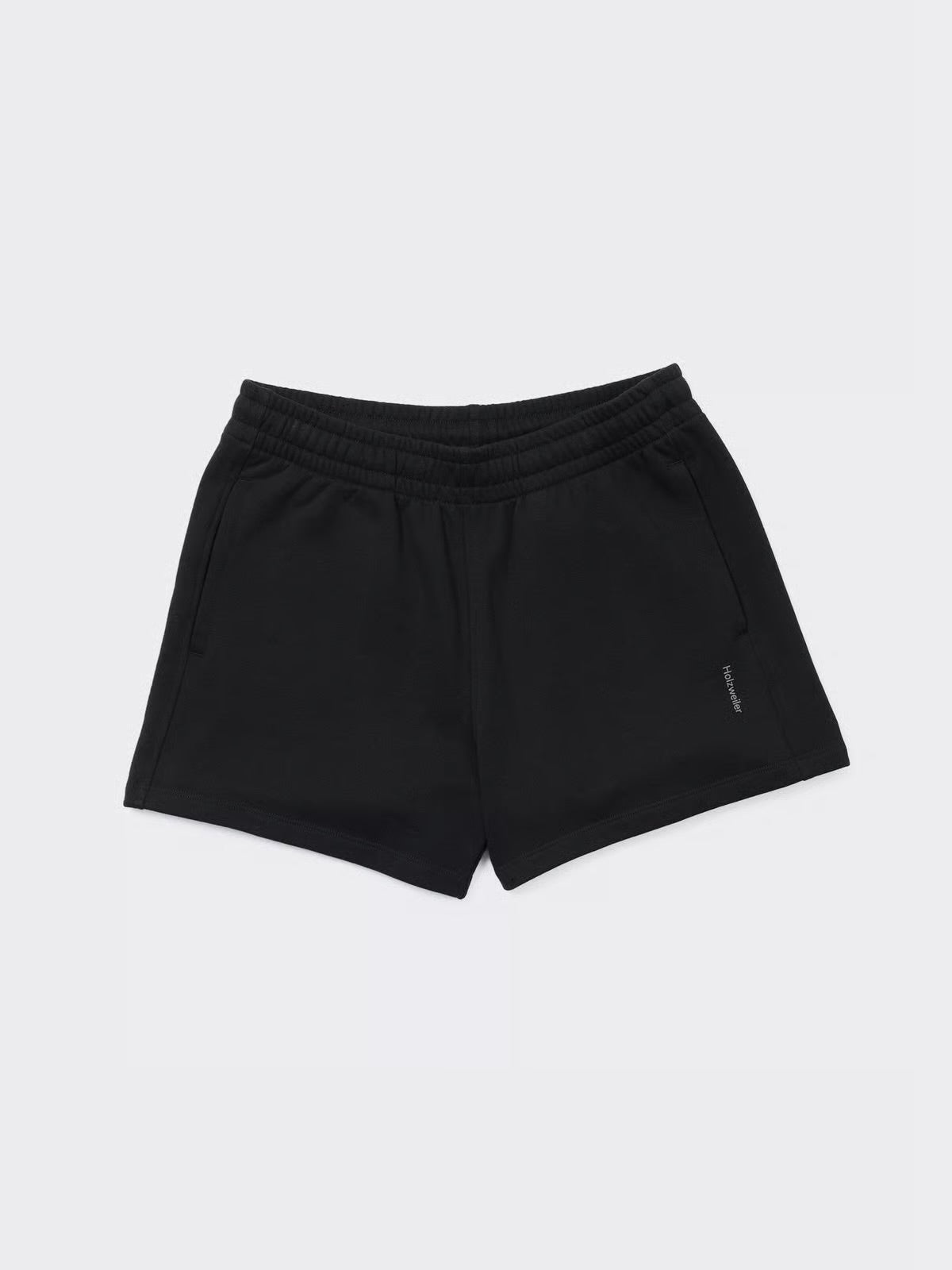 W. Relaxed Shorts, Black