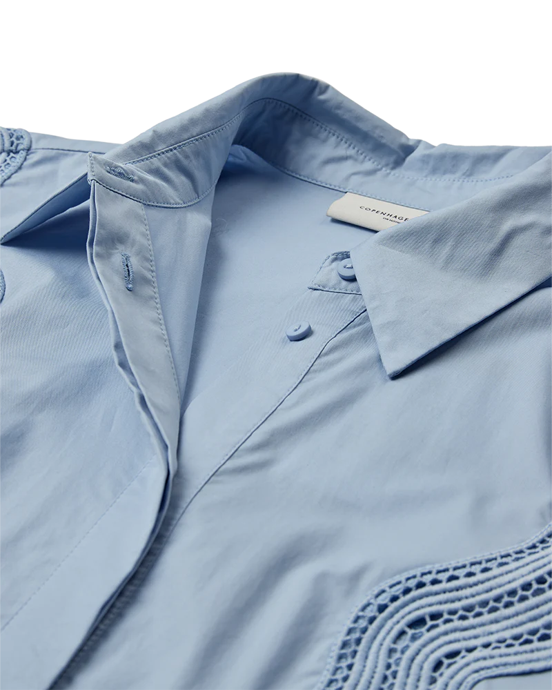 Shirley Dress, Cashmere Blue