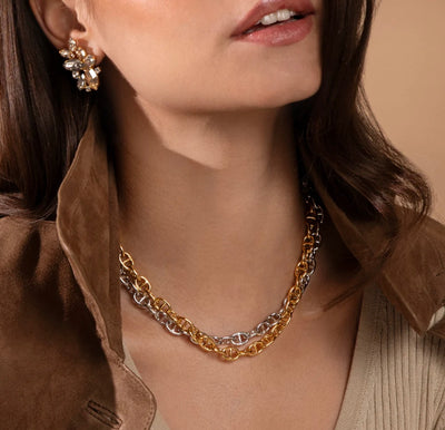 Betty Chain Necklace Gold Gold