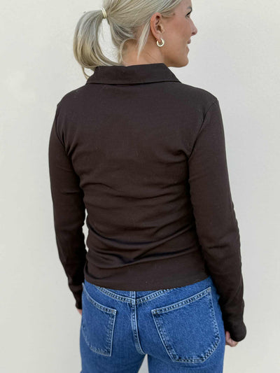 Drew LS Polo Top, Molé