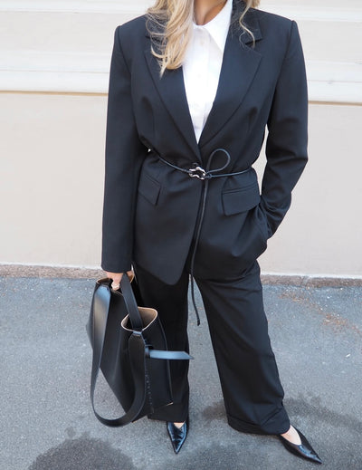 Fitted Aila Blazer, Black