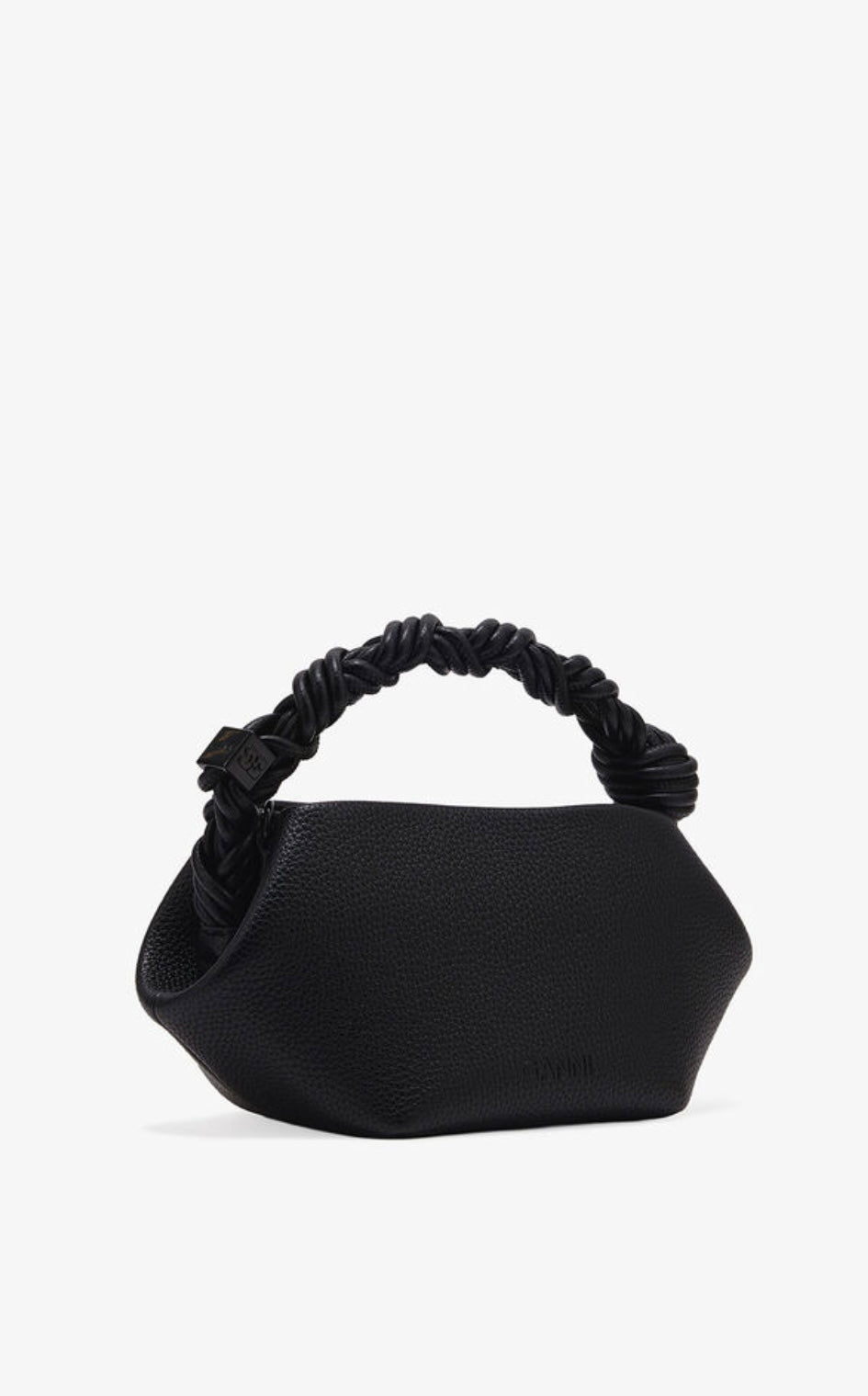 Ganni Bou Bag Mini, Grained Black