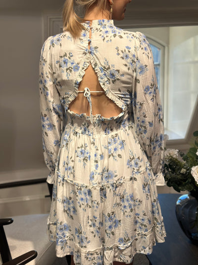 Miller Floral Dream Dress, Light Blue