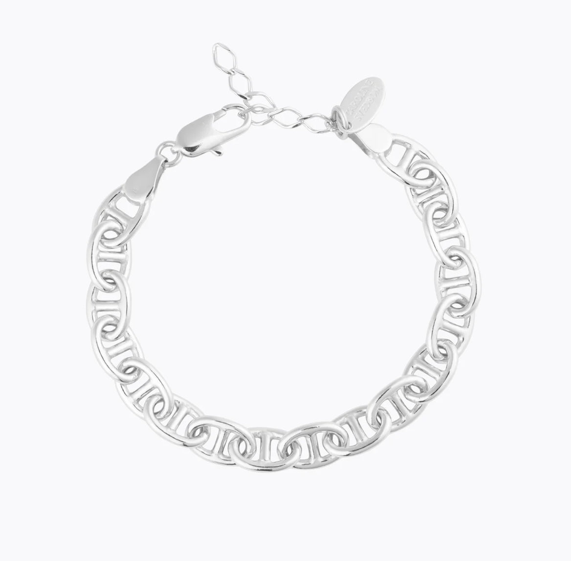 Betty Chain Bracelet Rhodium