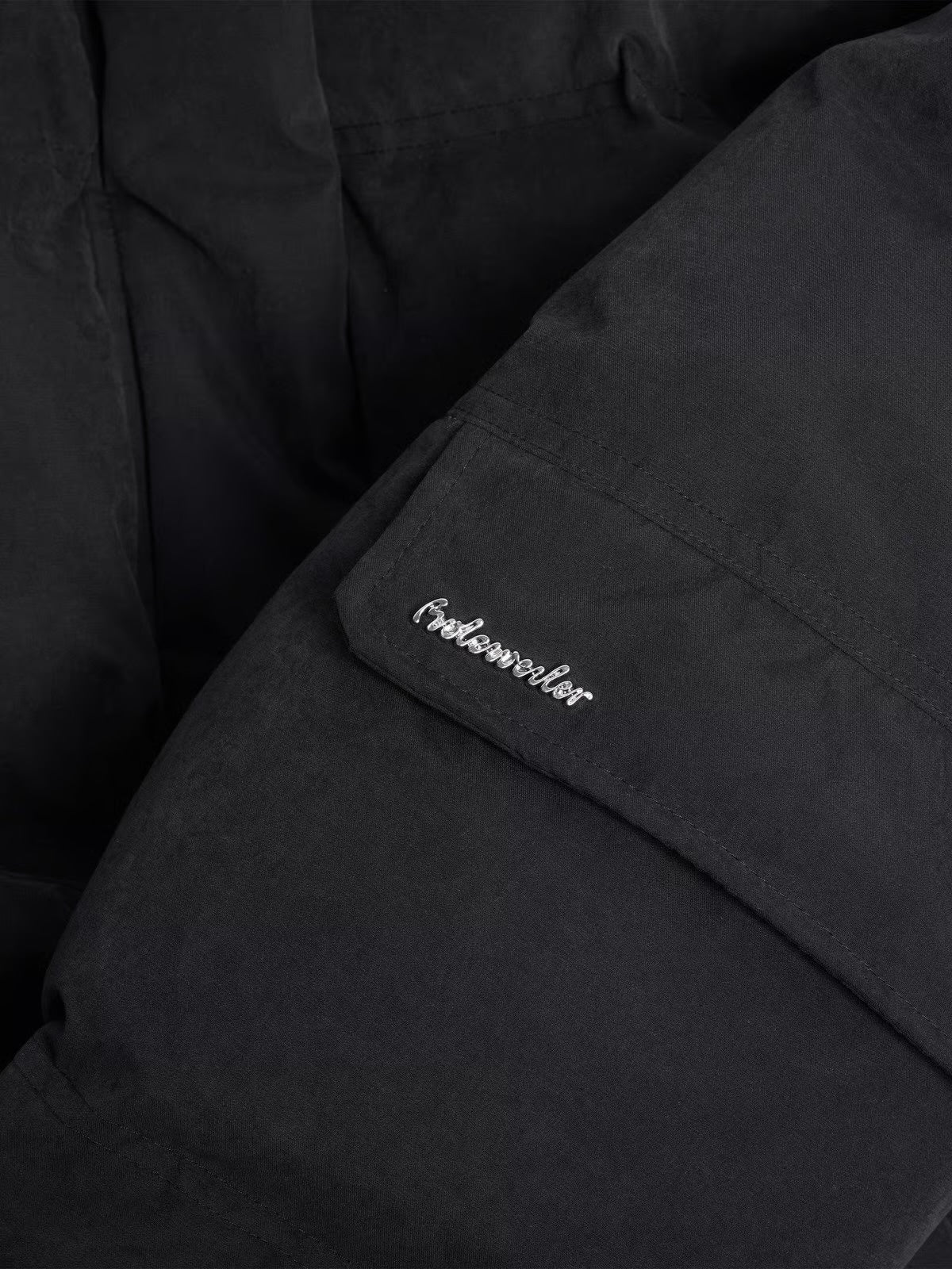 Steilia Brushed Down Jkt, Black