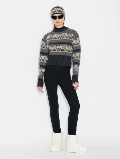 Ski Cropped Crew Dk. Grey