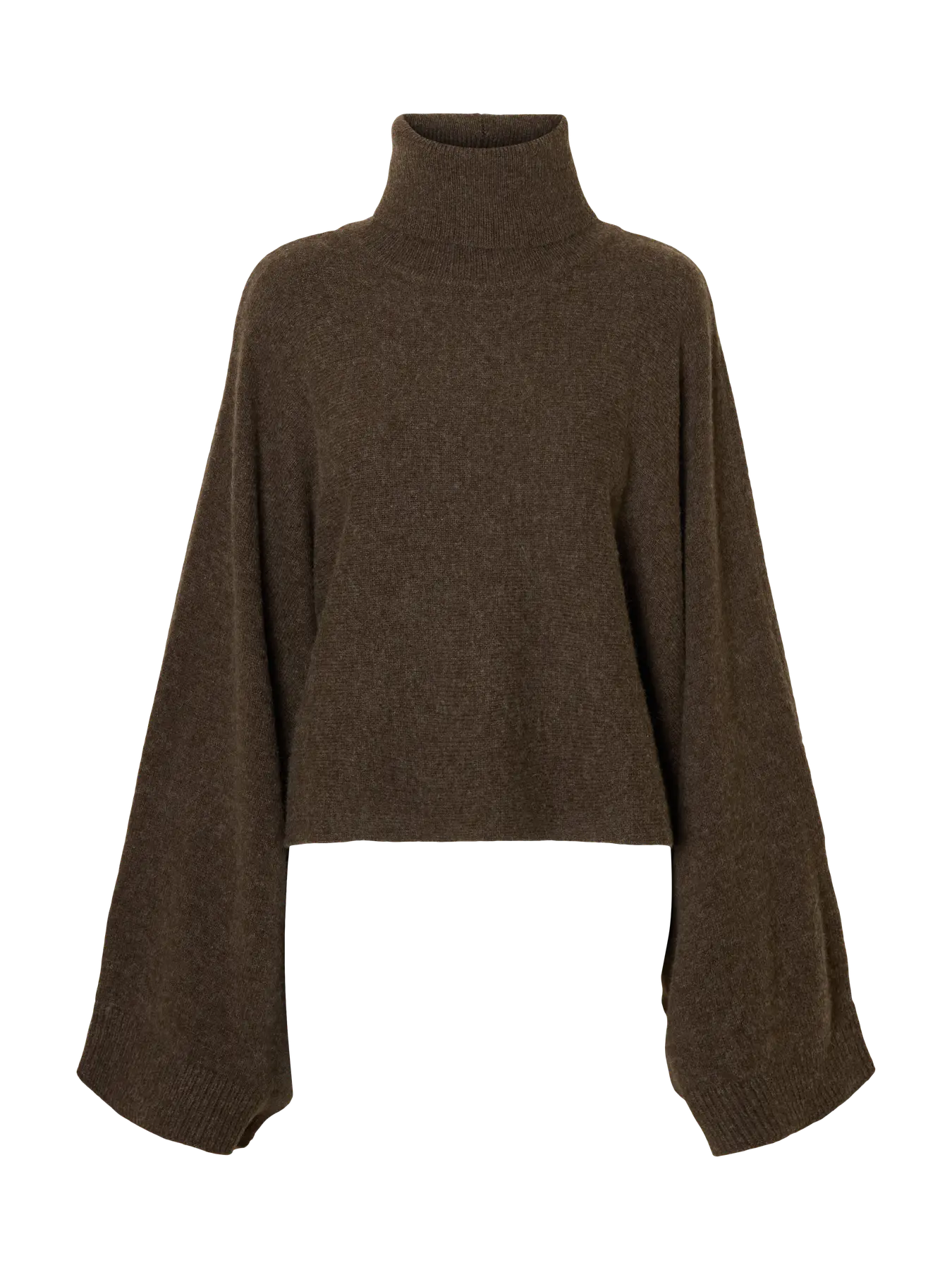 Felina Knit Cape Roll Neck, Delicioso melange