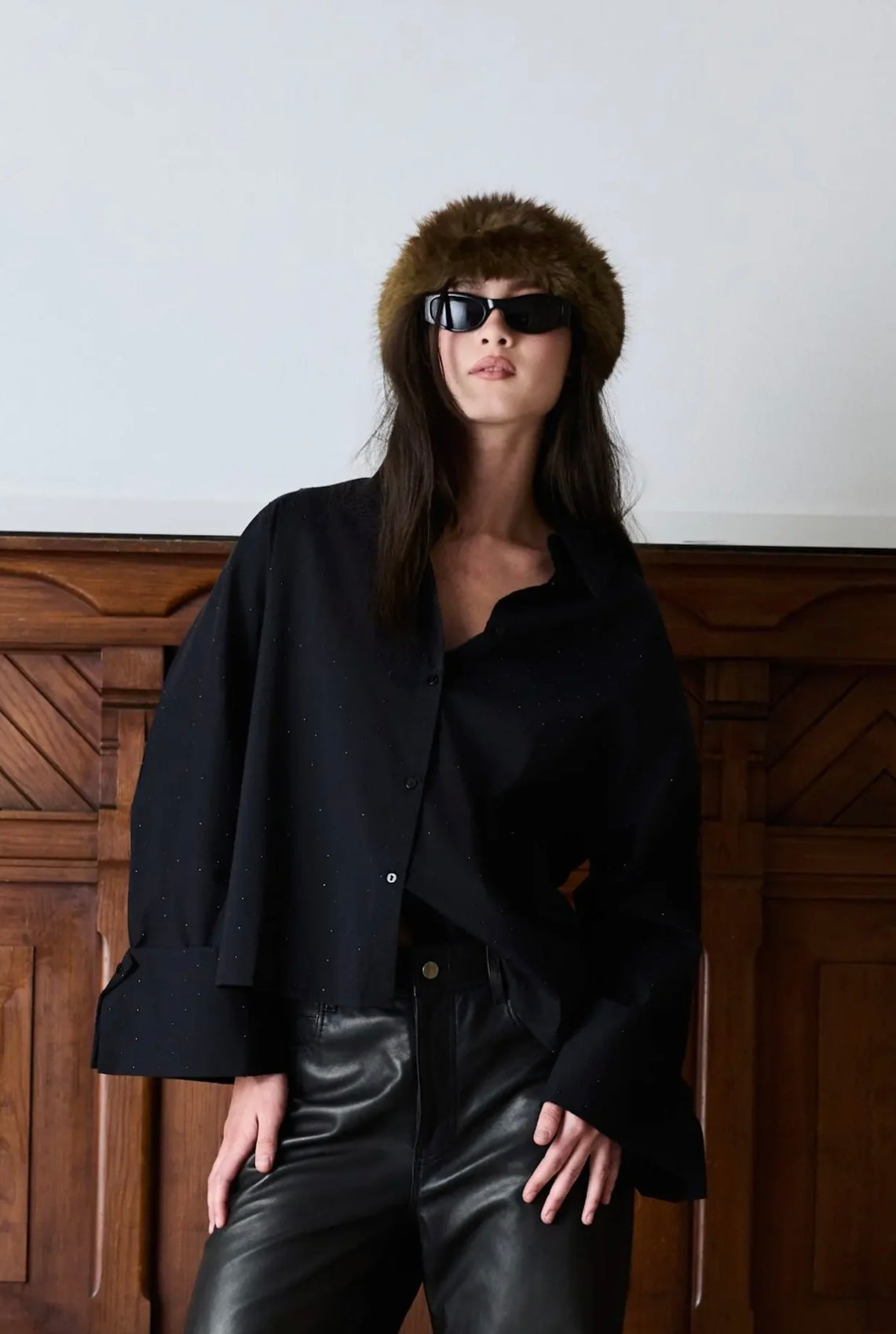 Atari Embellish Shirt, Black