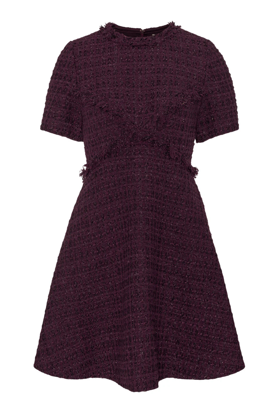 Dottie Mini Dress, Burgundy