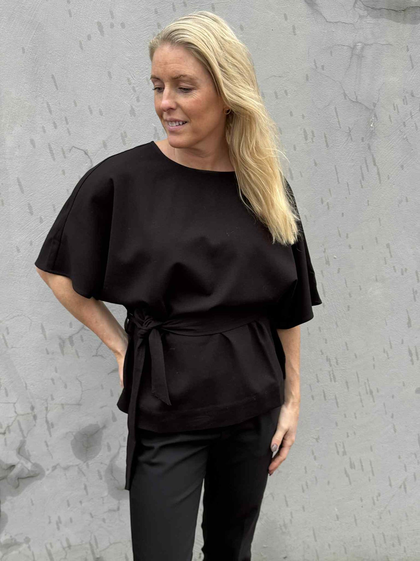 Pie Bellevue Blouse, Black