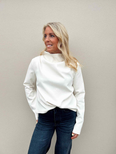 Beverly Top , Cream