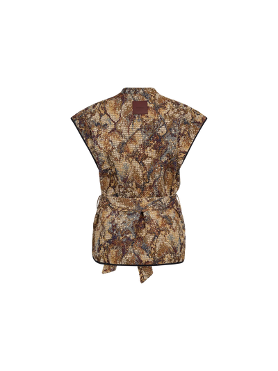 Oz Wired Vest, Ecru