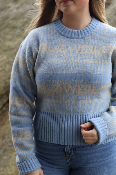 Ski Cropped Crew Lt. Blue