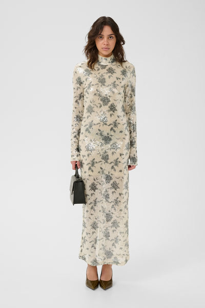 Sveda Dress, Champagne/Black