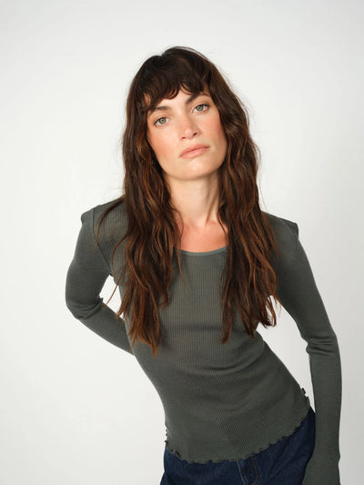Elaine Seamless O-LS Tee, Urban Chic