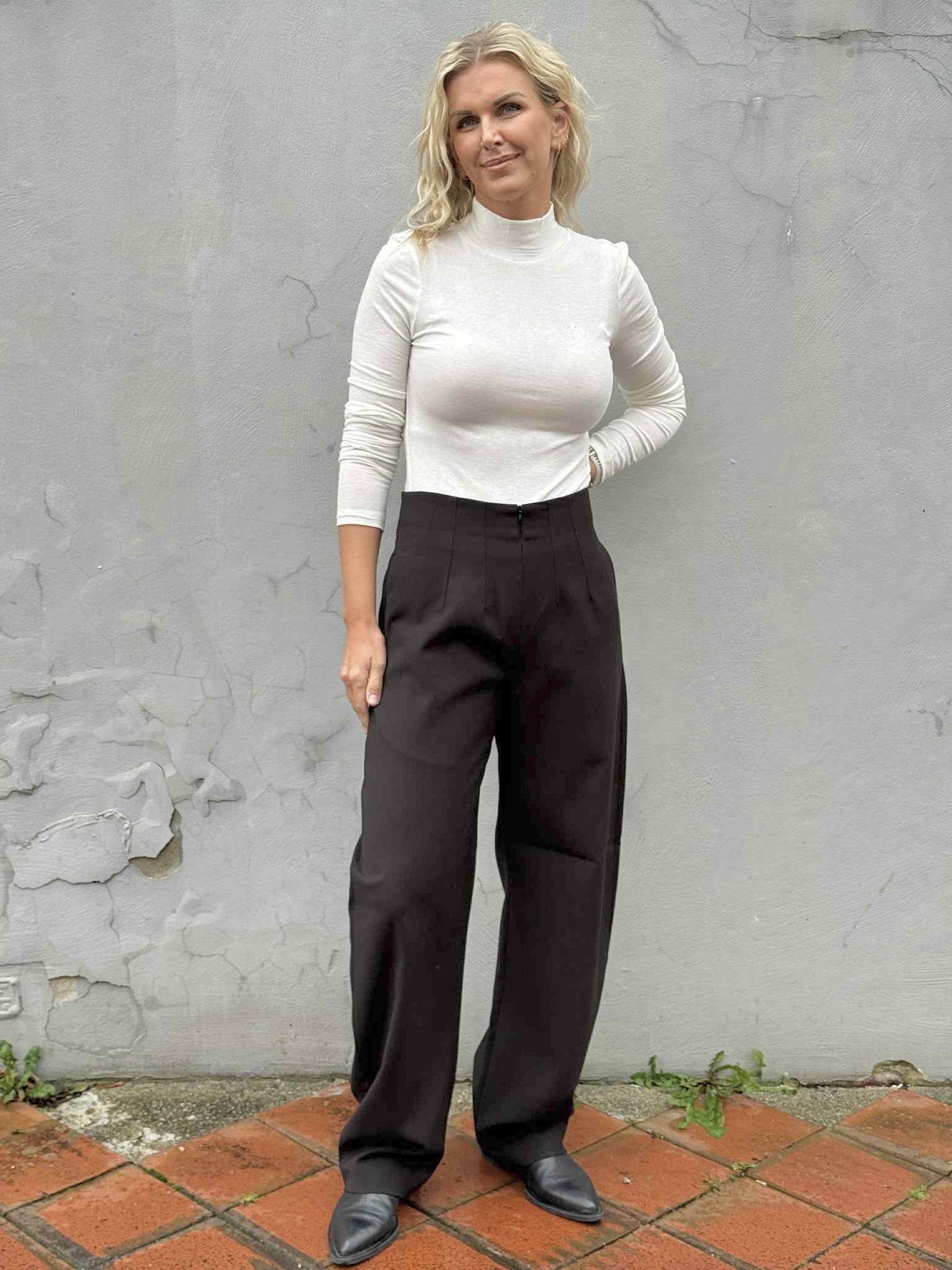 Smooth Barrel Pant, Black