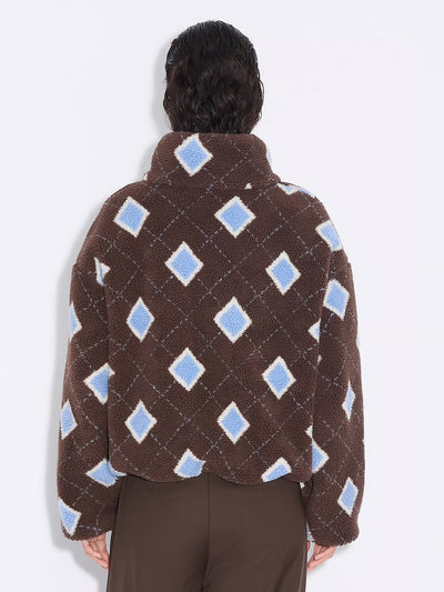 Rype Fleece Jacket, Brown Mix