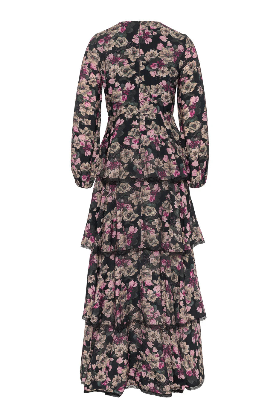 Chrishell Maxi Dress, Black Print