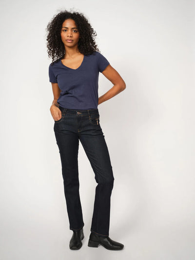 Carla Naomi Deluxe Jeans, Dark Blue